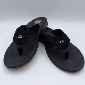Reef Fanning Sandals Size 11 Black Men’s Surfing Beach